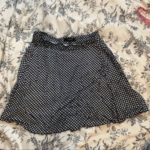 Aritzia Talula Checked Black / White mini skirt